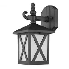 星和照明廣場羅賓遜筒燈, 黑色的