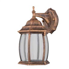 六角圓形下照式壁燈, 復古風