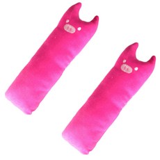 아리코 엄지 고양이 장난감 쿠션, 핑크, 2개