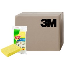 3M 百利 紙漿製環保菜瓜布 黃色, 1個, 48入