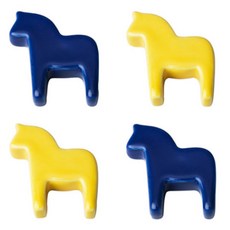 宜家 SNABBAKAT 餐具架 4 件, 藍色, 黃色, 1組