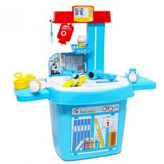 캐스비 플레이 역할 소꿉박스 병원놀이, 블루, 1개