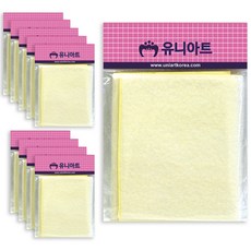 Uniart 11cm 魔鬼氈 白色, 10個