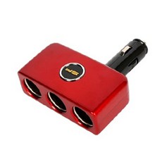 삼진 하모니 다이렉트 3구 소켓 레드, 1개