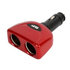 삼진 다이렉트 2구 소켓 레드, 1개