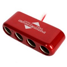 삼진 심플 4구 소켓 레드, 1개