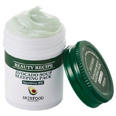 스킨푸드 뷰티레시피 슬리핑팩 아보카도 스프, 88ml, 1개