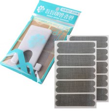 TEUM TEUM 窗戶縫隙遮擋紗網組 2入+紗窗修補貼片 5入 2組, 1套