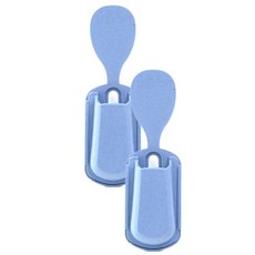아리코 주방 밥주걱 스틱 흡착 홀더, 블루, 2개