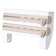 aryko 壁掛式保鮮膜切割器置物架, 棕色, 1個