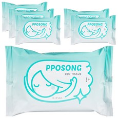 미샤 뽀송 데오 티슈 15p, 87g, 6개