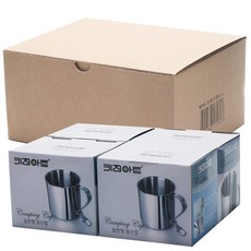 키친아트 스텐 등산컵 일반형, 혼합색상 일반형4P, 4개