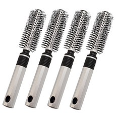 CHILSUNG 7-5MW 髮梳 中型, 銀色, 4個