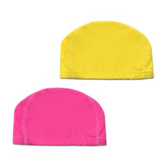 bay b 孩童泳帽, 粉色+黃色