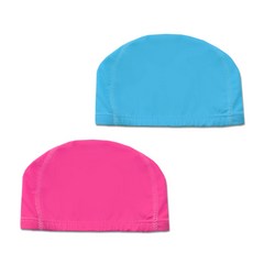 bay b 孩童泳帽, 粉色+天藍色