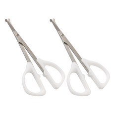 세븐스타 코털정리용 가위 9010, 화이트, 2개입