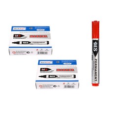 BlueMato 油性魔法 B 套組 MS850 12p, 紅色的, 2套