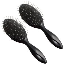 CHILSUNG 風格鐵墊梳 小, 黑色, 2入