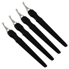 CHILSUNG 指甲去角質器, 黑色的, 4件