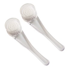 CHILSUNG 深層毛孔洗臉刷, 透明, 2入