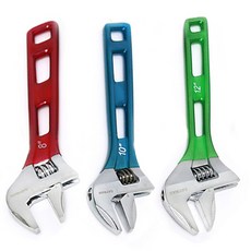 CAYMAN 彩色輕量活動扳手 250mm 隨機出貨, 1個