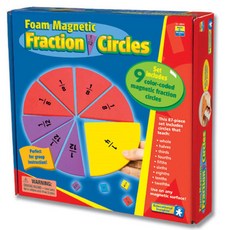 에듀카코리아 자석 분수 학습기 원형 EDU4804, 혼합 색상, 1개