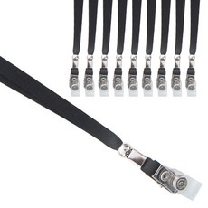 BiC Multi-Clip 與銘牌 9mm, 黑色的, 10片