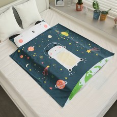 BEAUTE HOUSE 可拆式床單 不含枕頭和墊子, 小狗星球款