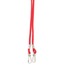 VIC 雙繩掛鉤識別證帶 3mm, 紅色, 50入
