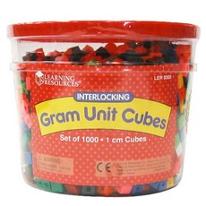 에듀카코리아 그램 유닛 큐브 EDU0305 1000p, 혼합 색상, 1개