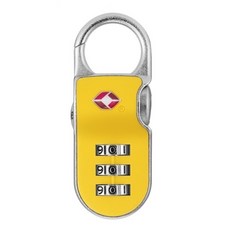 Yale 3碼密碼鎖 黃色, 1個
