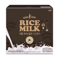 이롬 라이스밀크 미강흑미, 190ml, 16개