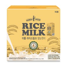 이롬 라이스밀크 쌀눈현미, 190ml, 16개
