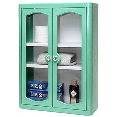 禮品罐彩多功能浴室櫃, 1個, 綠色