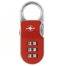 Yale 3碼密碼鎖 紅色, 1個