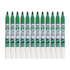 자바펜 파워 유성매직, 녹색, 12개