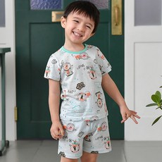 메이키즈 남아용 스트라이커 쟈가드 5부 실내복 세트