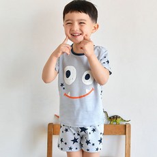 메이키즈 남아용 까꽁몬스터 쟈가드 5부 실내복 세트