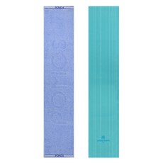 송월타월 포모스 뉴 스포츠타올 파랑 + AB 스트라이프 엠보 극세사 스포츠타올, 하늘, 1세트