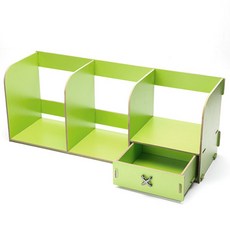 다니카 DIY 600 외서랍형 책꽂이 BC-03, 그린