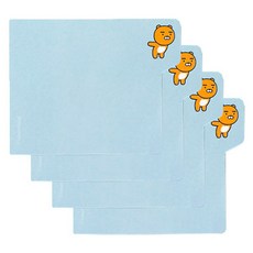 카카오프렌즈 인덱스 점착 메모지, 라이언, 4개입
