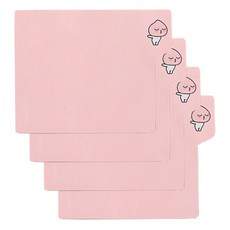 카카오프렌즈 인덱스 점착 메모지, 어피치, 4개입