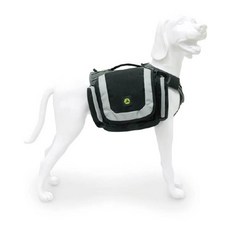 이큐독 플랙스팩 강아지 백팩 중, 블랙 + 그레이, 1개