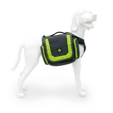 이큐독 플랙스팩 강아지 백팩 중, 그레이 + 그린, 1개