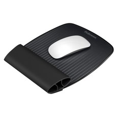 Fellowes 斐樂 I-Spire Rocking 滾動式滑鼠墊, 黑色, 1個