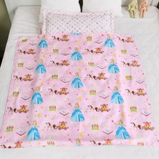 BEAUTE HOUSE 印花午睡被+超細纖維枕芯, 公主款