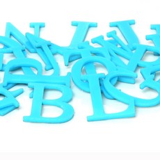 홈 인테리어 아크릴 부착 이니셜 알파벳, 블루