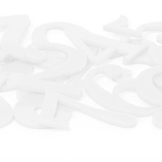 홈 인테리어 아크릴 부착 이니셜, 화이트