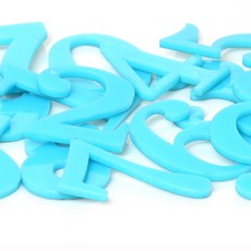 홈 인테리어 아크릴 부착 이니셜, 블루