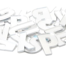 KOO 居家裝飾 壓克力 黏貼式 英文 字母 哥德體, 鏡面